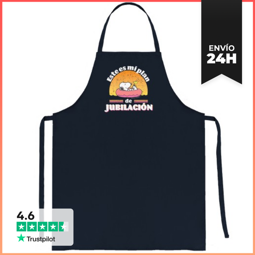 Delantal Snoopy Plan De Jubilación Claro LaTostadora - latostadora.com - Modalova