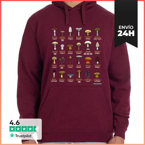 Sudadera Unisex Con Capucha SETAS-RESTO LaTostadora - latostadora.com - Modalova