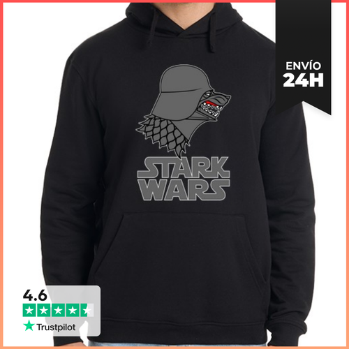 Sudadera Unisex Con Capucha STARK WARS S LaTostadora - latostadora.com - Modalova