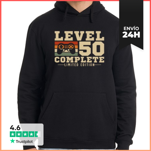 Sudadera Unisex Con Capucha 50 Aniversario Nivel 50 Completo - latostadora.com - Modalova