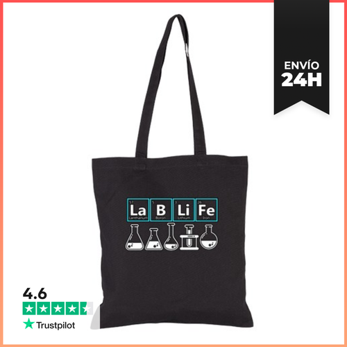 Bolsa De Tela Lablife Química Ciencia LaTostadora - latostadora.com - Modalova