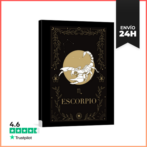 Lienzo Vertical Escorpio LaTostadora - latostadora.com - Modalova