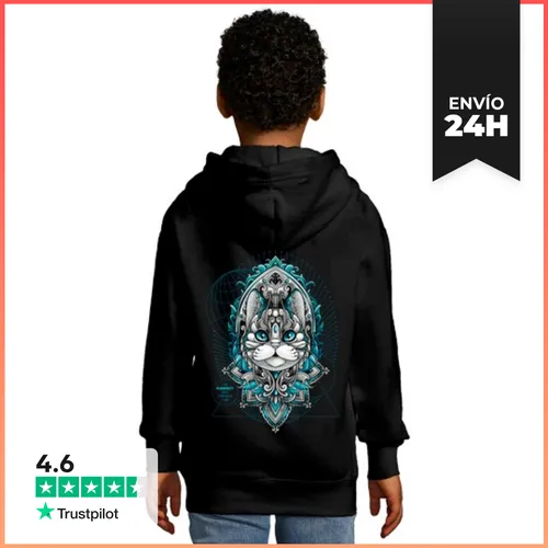 Sudadera Para Niños Con Capucha SOY PURRFECTO TAL COMO SOY - latostadora.com - Modalova