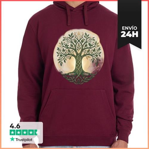Sudadera Unisex Con Capucha El Árbol De La Vida El Símbolo - latostadora.com - Modalova