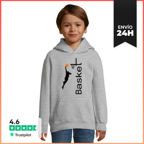 Sudadera Para Niños Con Capucha BASQUET - INFANTIL LaTostadora - latostadora.com - Modalova