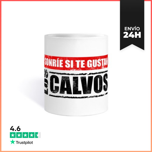 Taza Sonríe Si Te Gustal Los Calvos LaTostadora - latostadora.com - Modalova