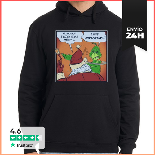 Sudadera Unisex Con Capucha I Hate Christmas! LaTostadora - latostadora.com - Modalova