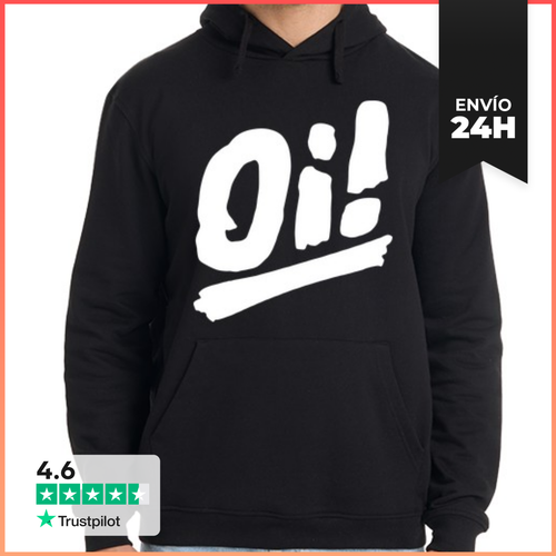 Sudadera Unisex Con Capucha Oi! (Skinhead SHARP) LaTostadora - latostadora.com - Modalova