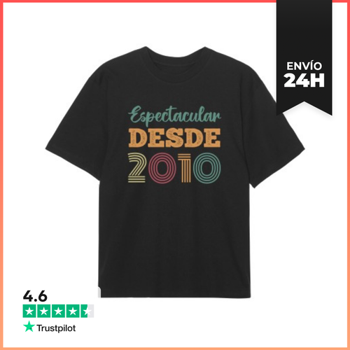 Camiseta Oversize ESPECTACULAR DESDE 2010 LaTostadora - latostadora.com - Modalova