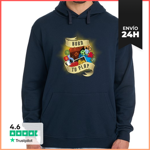 Sudadera Unisex Con Capucha Born To Play LaTostadora - latostadora.com - Modalova