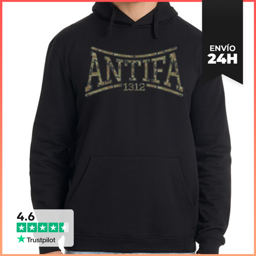 Sudadera Unisex Con Capucha Antifa LaTostadora - latostadora.com - Modalova