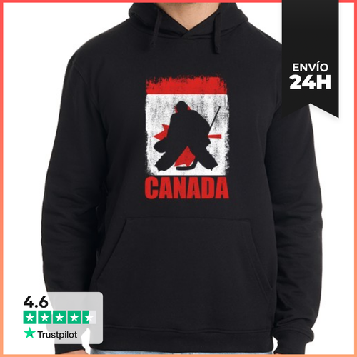 Sudadera Unisex Con Capucha Equipo Canadá Hockey Aficionado A Los - latostadora.com - Modalova