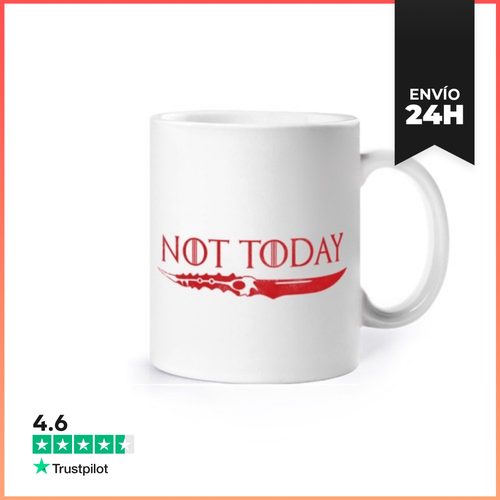 Taza Not Today Rojo LaTostadora - latostadora.com - Modalova