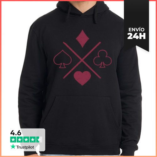 Sudadera Unisex Con Capucha Palos De Cartas LaTostadora - latostadora.com - Modalova