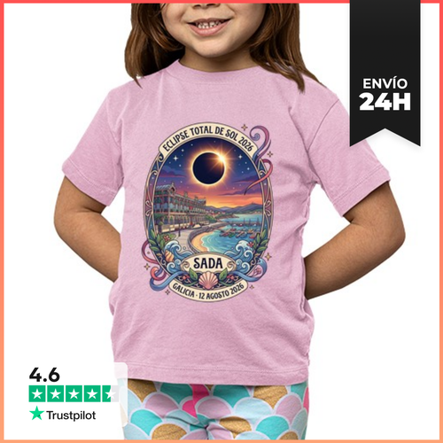 Camiseta Clásica Para Niños Eclipse Total Sada 2026 N LaTostadora - latostadora.com - Modalova