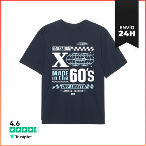 Camiseta Oversize Generation X Made In The 60s LaTostadora - latostadora.com - Modalova
