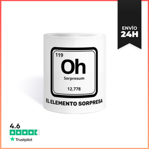 Taza Elemento Químico Sorpresa LaTostadora - latostadora.com - Modalova