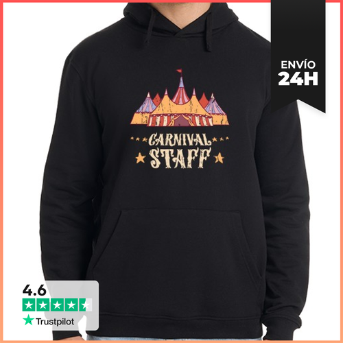 Sudadera Unisex Con Capucha Carnaval Personal Circo Carnaval - latostadora.com - Modalova