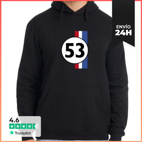 Sudadera Unisex Con Capucha Herbie 53 LaTostadora - latostadora.com - Modalova