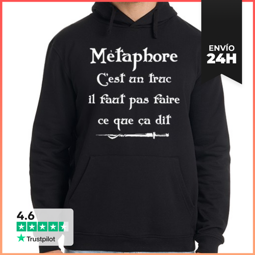 Sudadera Unisex Con Capucha Metáfora Kaamelott LaTostadora - latostadora.com - Modalova