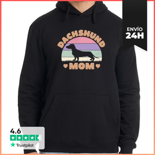 Sudadera Unisex Con Capucha Lindo Dachshund Mamá Perro Salchicha - latostadora.com - Modalova
