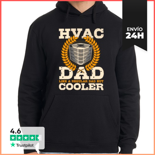 Sudadera Unisex Con Capucha Papá Técnico De HVAC En La Parte - latostadora.com - Modalova