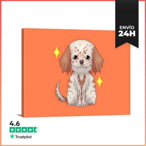 Lienzo Horizontal Setter Inglés LaTostadora - latostadora.com - Modalova