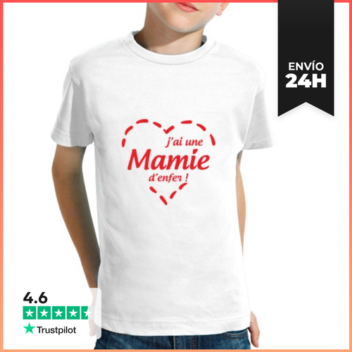 Camiseta Clásica Para Niños Tengo Una Abuela Del Infierno! - latostadora.com - Modalova