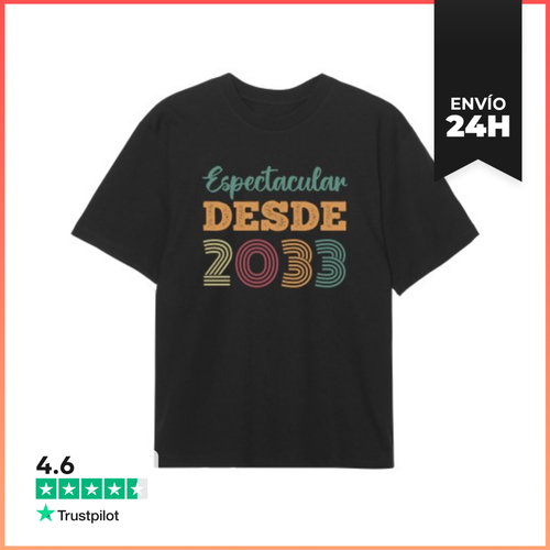 Camiseta Oversize ESPECTACULAR DESDE 2033 LaTostadora - latostadora.com - Modalova