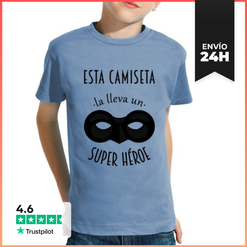 Camiseta Clásica Para Niños Super Héroe LaTostadora - latostadora.com - Modalova