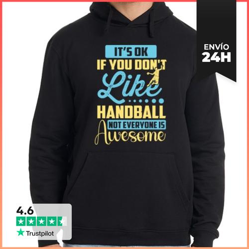 Sudadera Unisex Con Capucha Cita Divertida De Balonmano - latostadora.com - Modalova