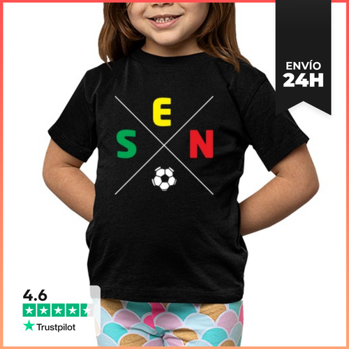 Camiseta Clásica Para Niños Senegal Futbol LaTostadora - latostadora.com - Modalova