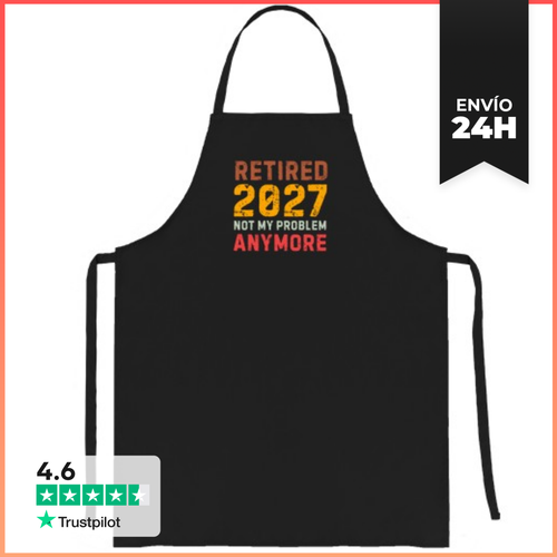 Delantal Retired 2027 Not My Problem Anymore LaTostadora - latostadora.com - Modalova