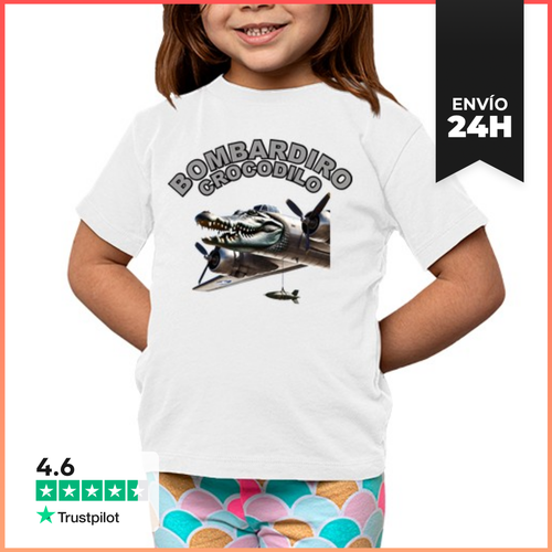 Camiseta Clásica Para Niños Bombardiro Crocodilo LaTostadora - latostadora.com - Modalova