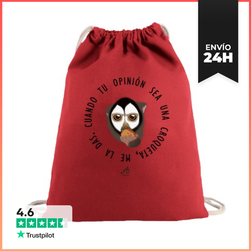 Mochila Saco Con Cuerdas Mochila Cuando Tu Opinión Sea Una - latostadora.com - Modalova