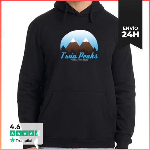 Sudadera Unisex Con Capucha Twin Peaks LaTostadora - latostadora.com - Modalova