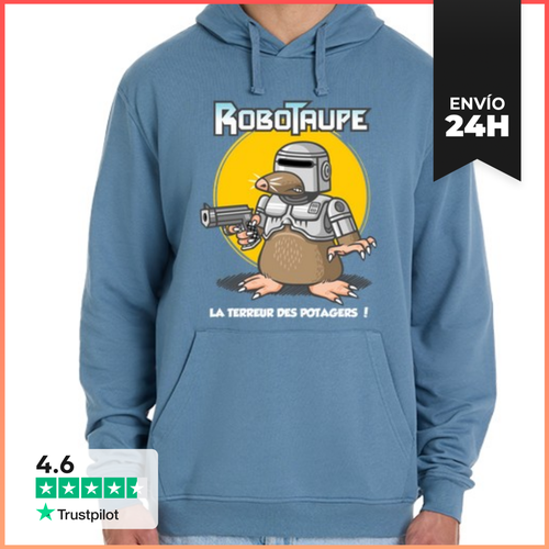 Sudadera Unisex Con Capucha Robomole LaTostadora - latostadora.com - Modalova