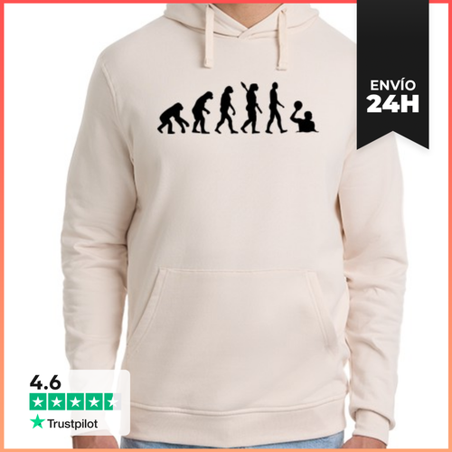 Sudadera Unisex Con Capucha Evolución Waterpolo LaTostadora - latostadora.com - Modalova