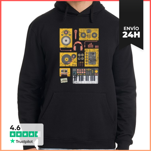 Sudadera Unisex Con Capucha Productor De Música Electrónica - latostadora.com - Modalova