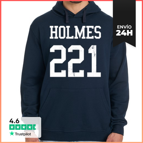 Sudadera Unisex Con Capucha Sherlock Holmes 221 LaTostadora - latostadora.com - Modalova