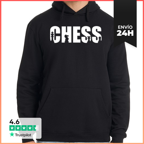 Sudadera Unisex Con Capucha Ajedrez LaTostadora - latostadora.com - Modalova