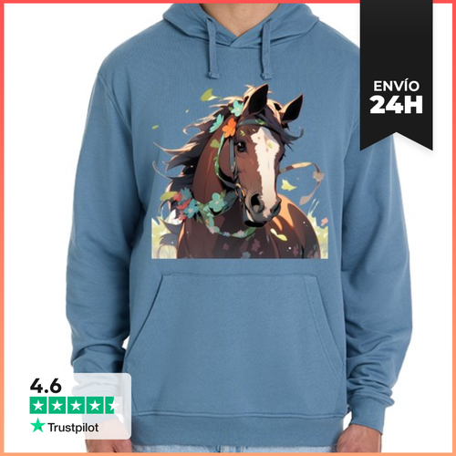 Sudadera Unisex Con Capucha Caballo LaTostadora - latostadora.com - Modalova