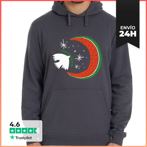 Sudadera Unisex Con Capucha SUDADERA PAZJUSTA LaTostadora - latostadora.com - Modalova