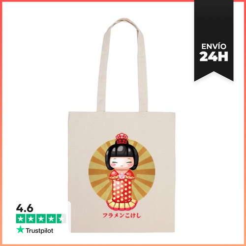 Bolsa De Tela Flamenkokeshi LaTostadora - latostadora.com - Modalova