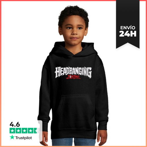 Sudadera Para Niños Con Capucha Headbanging Blanco LaTostadora - latostadora.com - Modalova