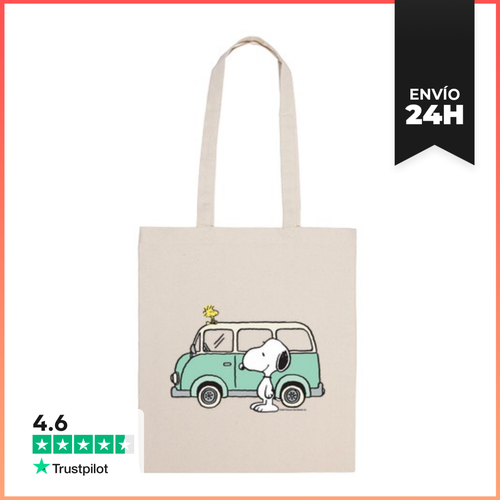 Bolsa De Tela Snoopy Camper Van LaTostadora - latostadora.com - Modalova