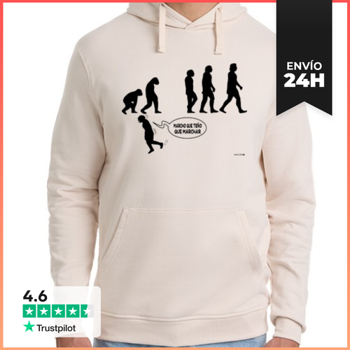 Sudadera Unisex Con Capucha 19. Evolución - Marcho LaTostadora - latostadora.com - Modalova