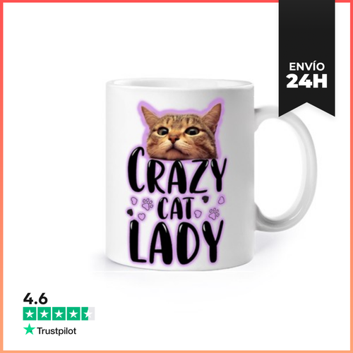 Taza Crazy Cat Lady LaTostadora - latostadora.com - Modalova