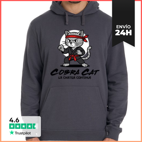 Sudadera Unisex Con Capucha Cobra Gato LaTostadora - latostadora.com - Modalova