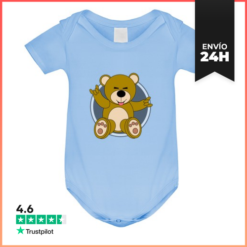 Body Bebé Osito Rock LaTostadora - latostadora.com - Modalova